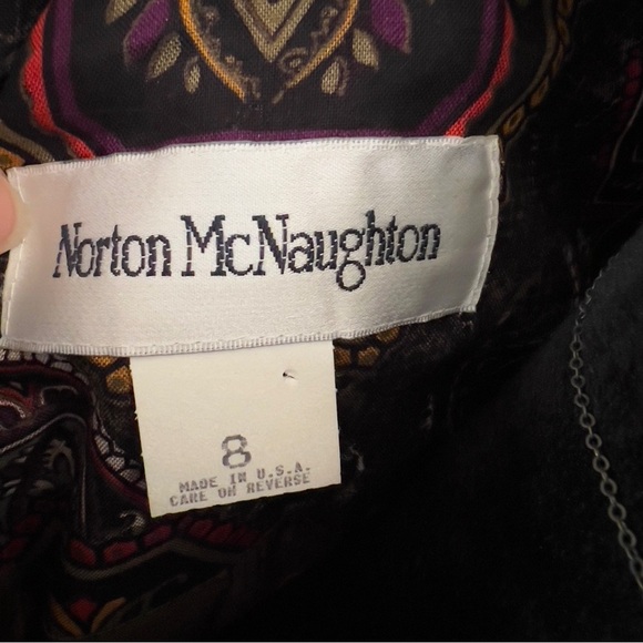 Vtg 90s Lightweight Earth Tone Patterned Blazer - Size 8 Made In USA - Picture 4 of 7